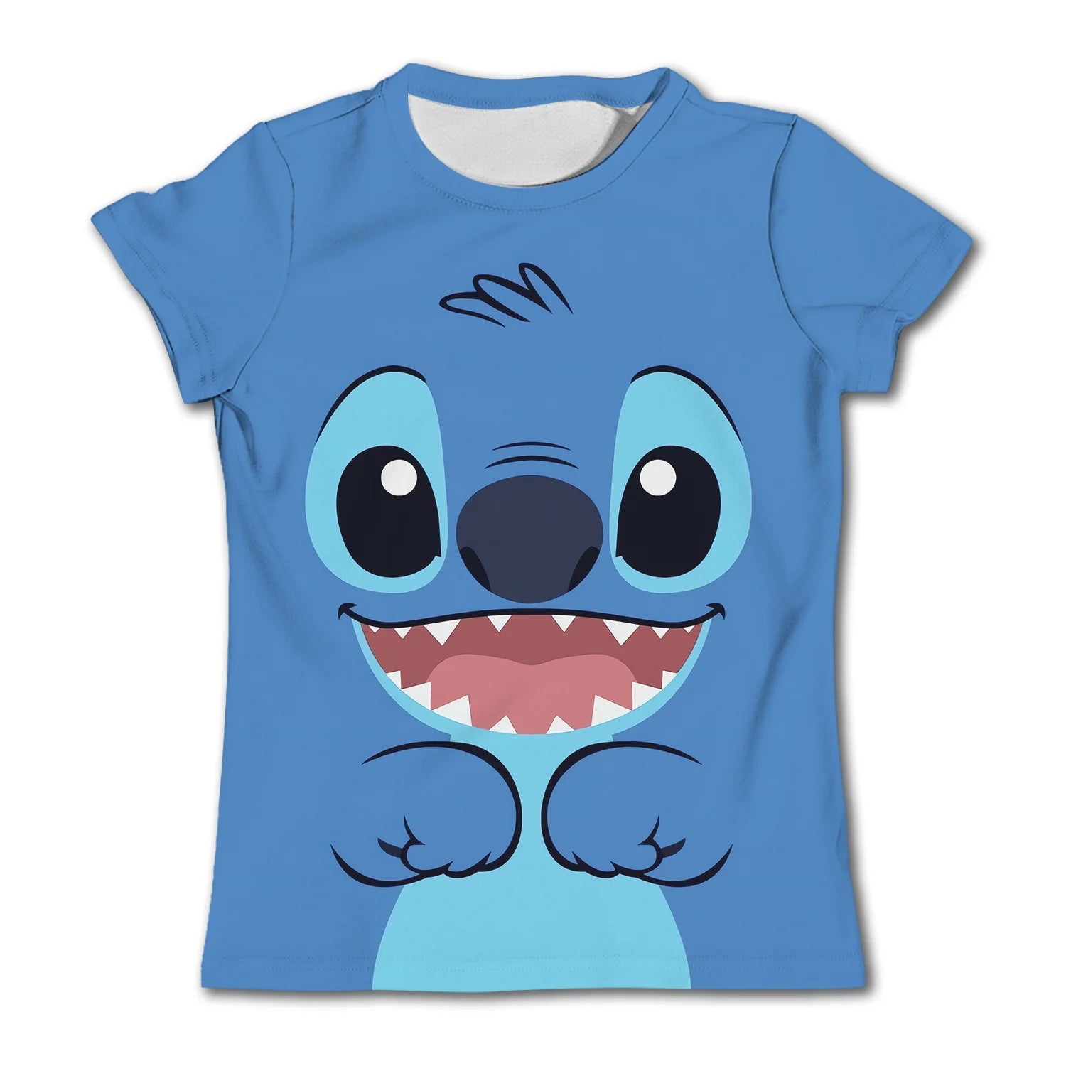 Birthday T Shirts for Kids Cartoon Girls Stitch Clothes Boys Baby T-shirt Girl Soft Short Sleeve KID Sportswear Child Top Tees