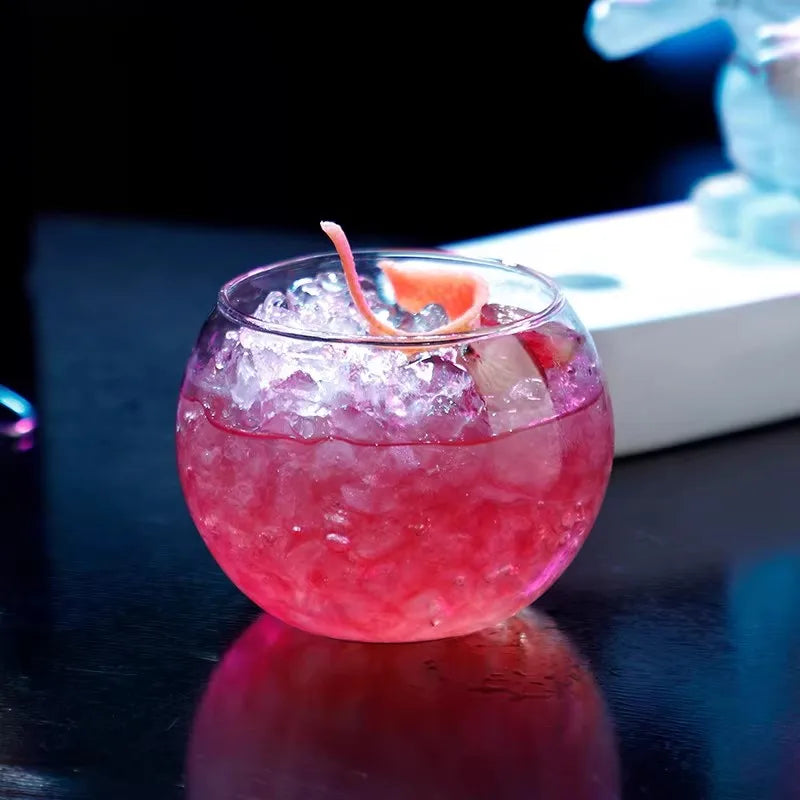 250ml Creative Astronaut Cocktail Glasses Personalized Juice Beer Cup Luminous Mixed Wine Cup Special Drink Glass Cocktail Set