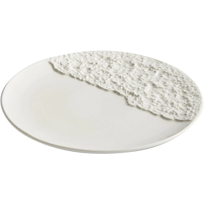 Steak Plate Ceramic Western Main Dish Hotel Restaurant Food Decoration Home Kitchen Dessert Cake Tableware