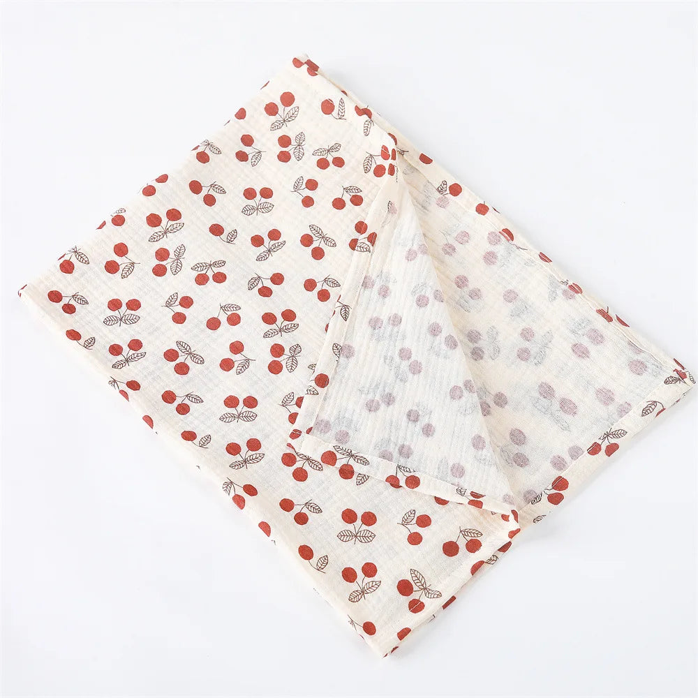 80X65cm Muslin Squares Baby Swaddle Blanket Newborn Diaper Bedding Cotton Stroller Blankets Babies Accessories Infant Nap Cover