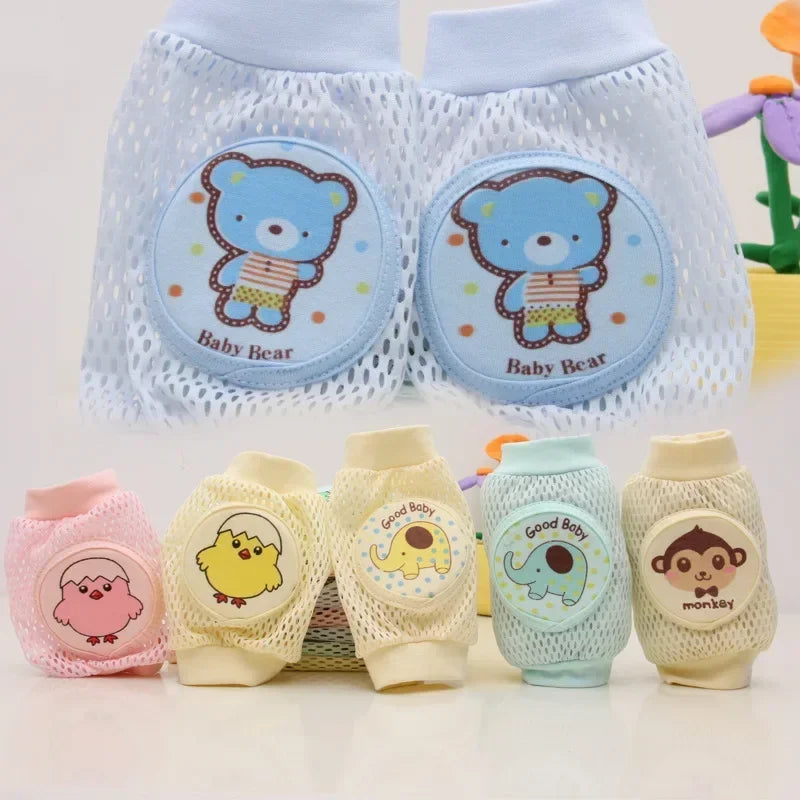 Baby Knee Pads Safety Mesh Kneepad Protector Leg Warmer cushion Legging Infants Children Kids Girl Boy Crawling Elbow Toddlers