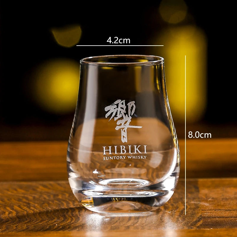 Round egg shaped clear Old Fashioned Whiskey Glasses with Wooden tray Whiskey Tumblers Glassware for Bourbon Barware