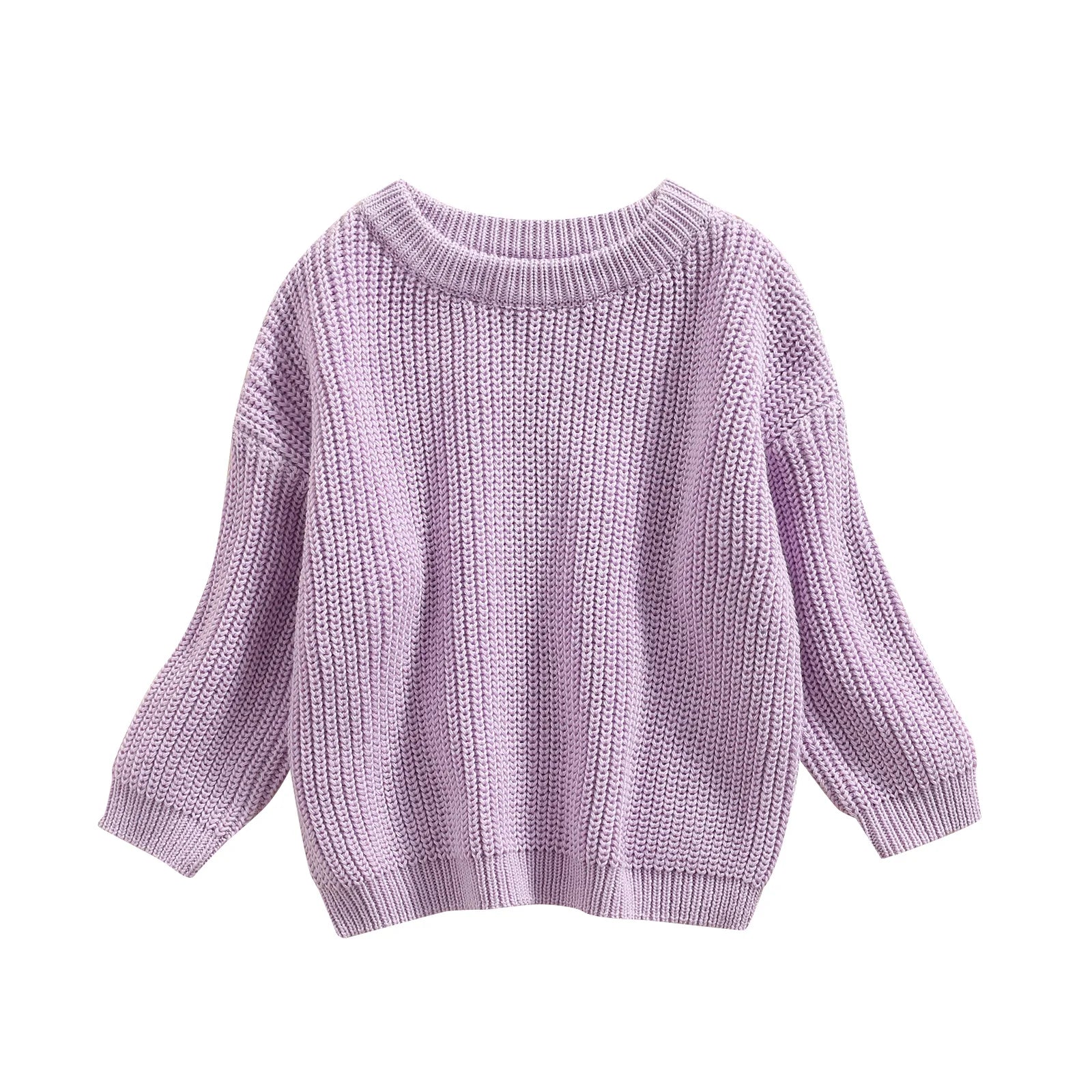 0-9M Autumn New Baby Boys Girls Clothes Baby Sweater Toddler Knit Sweater Newborn Knitwear Long Sleeve Cotton Baby Pullover Tops
