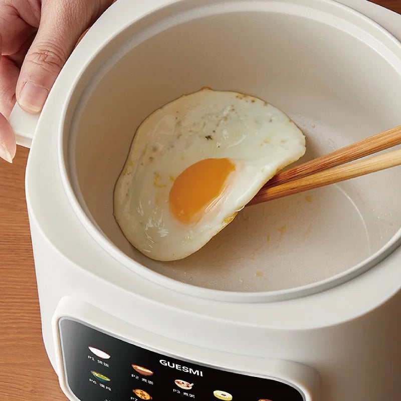 220V Smart Electric Cooking Pot Reservation Rice Cooker Non-stick Electric Frying Pan Dormitory Multi-function Pot Hot Pot 1.6L