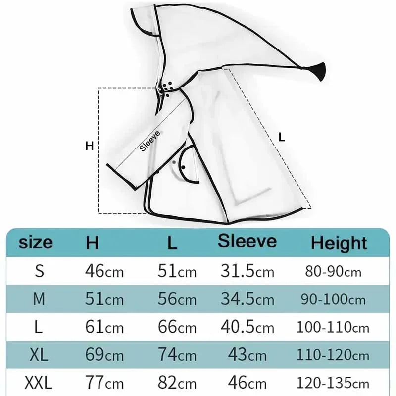16 Thread Thick Reusable EVA Children's Raincoat Outdoor Waterproof Rain Poncho Impermeable Rain Coat Boy Girl Student Rainsuit