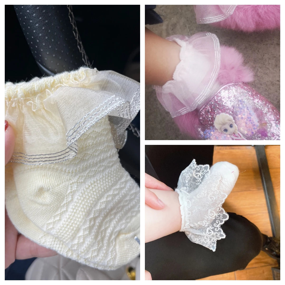 Baby Girl 0-3 Years Summer Ruffle Socks Cute Infant Princess Toddler Dress Frilly Breathable Cotton Socks 0-12/12-24/24-36M Kids