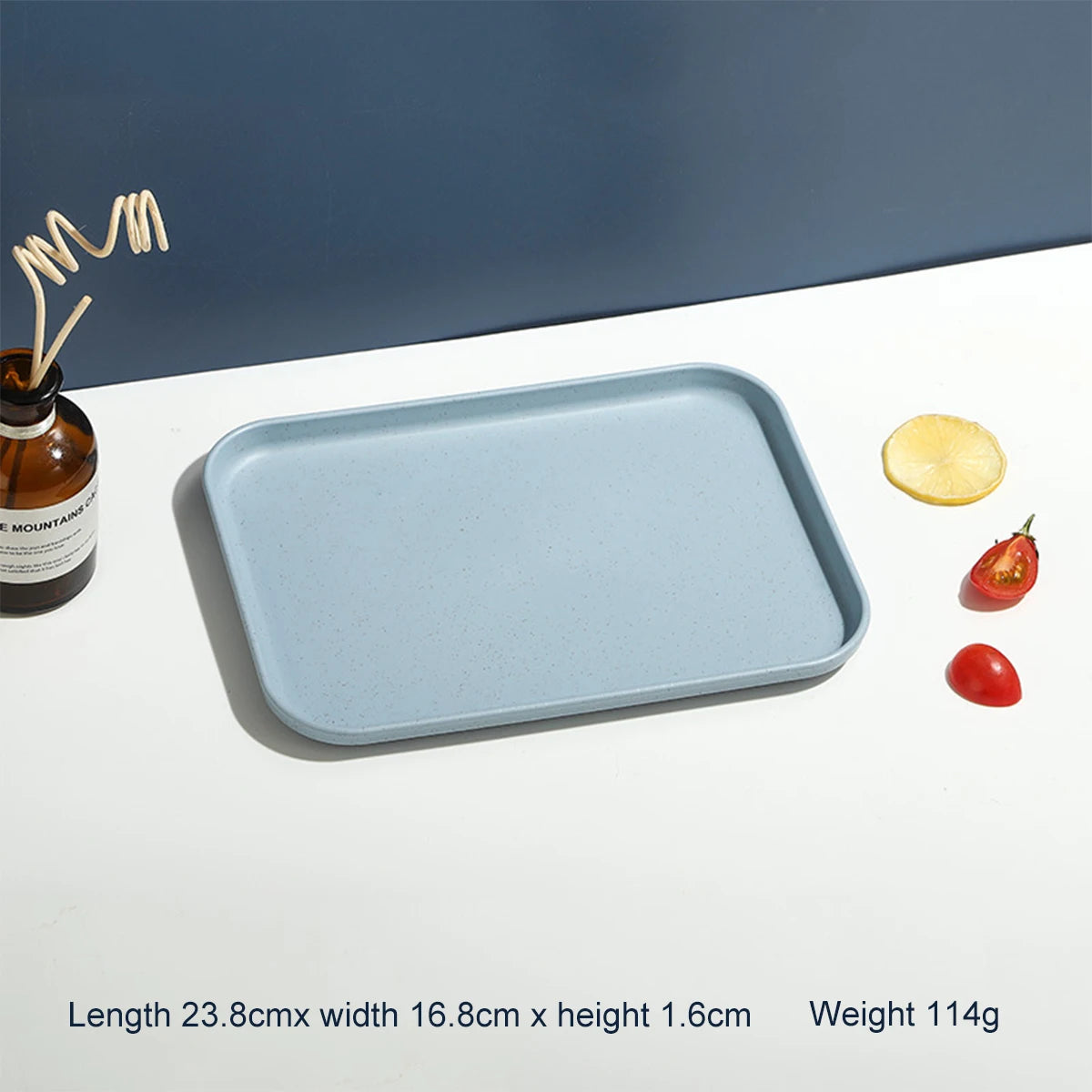 Rectangular Tray Plastic Restaurant Household Cup Tea Tray Catering Fast Food Barbecue Tray Kitchen Supplies