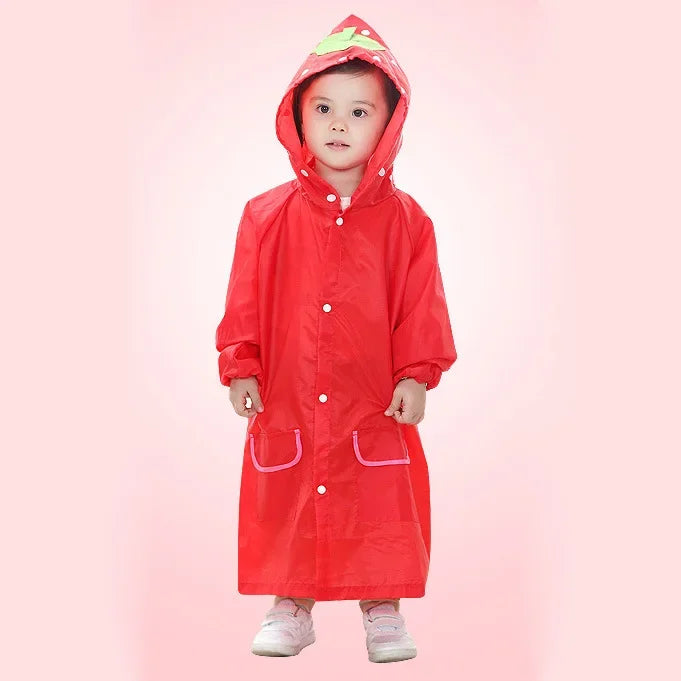 Kids Raincoat Cartoon Animal Style Outdoor Waterproof Children's Raincoat Boys Girls Rainwear Baby Raincoat