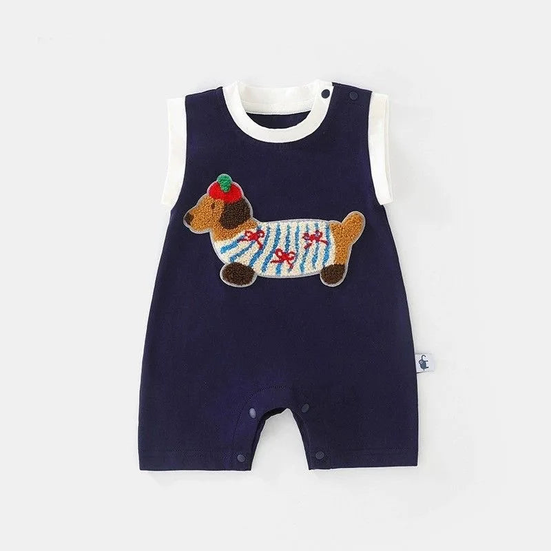 Baby Girl Romper Summer Toddler Baby Girl Clothes Sleeveless Bodysuit Infant Breathable One-piece Jumpsuit