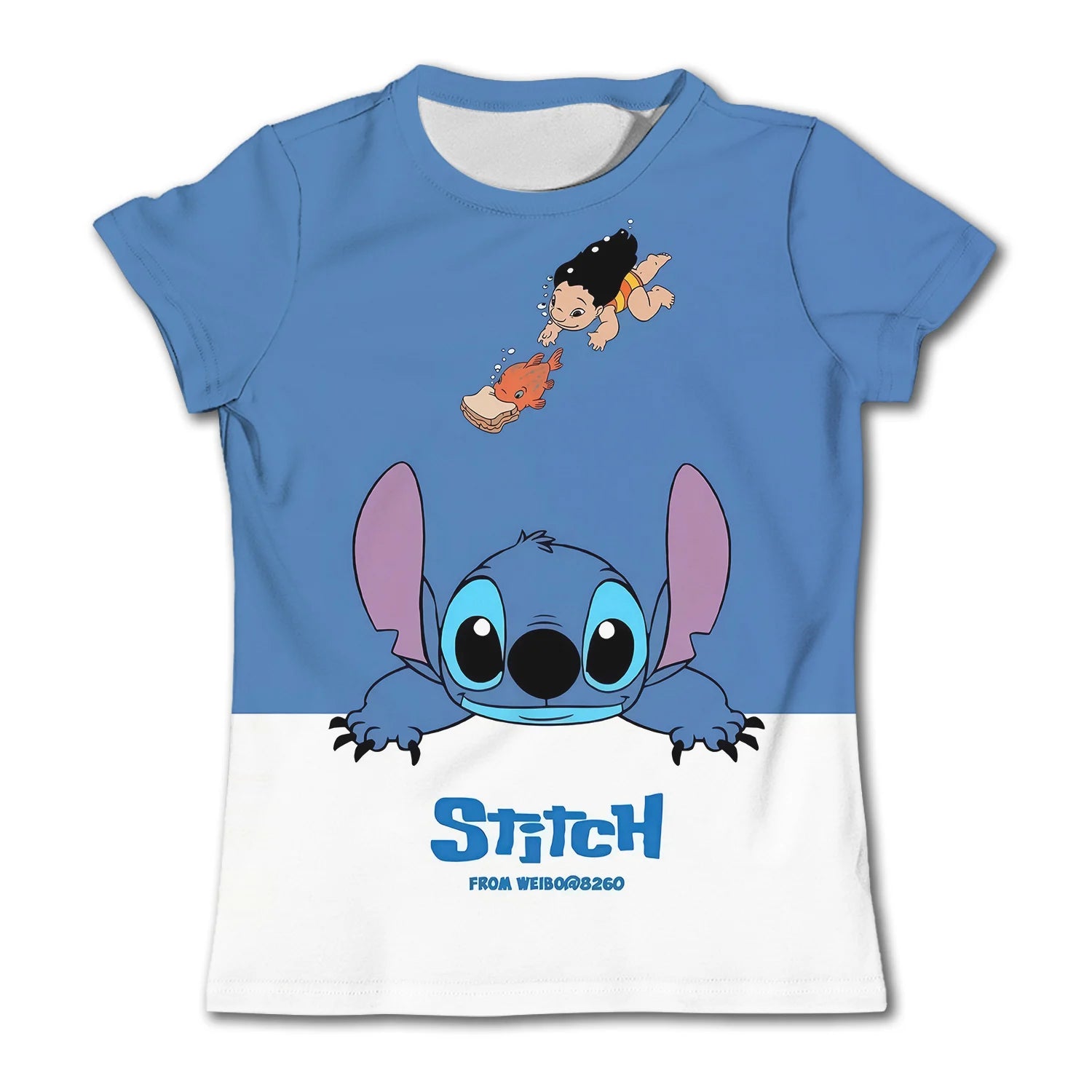 Birthday T Shirts for Kids Cartoon Girls Stitch Clothes Boys Baby T-shirt Girl Soft Short Sleeve KID Sportswear Child Top Tees
