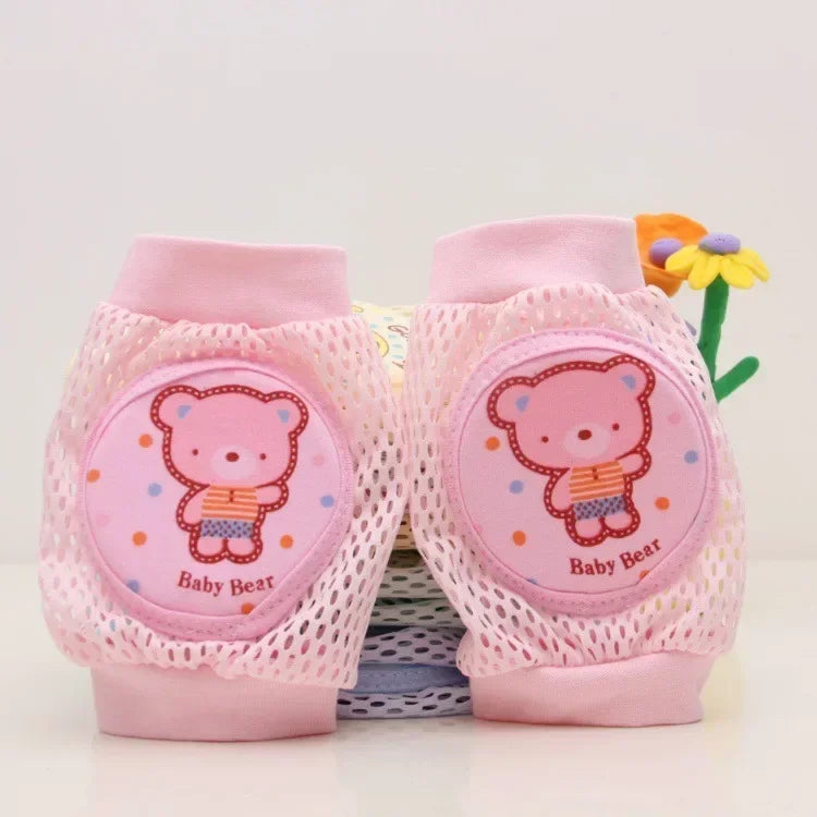 Baby Knee Pads Safety Mesh Kneepad Protector Leg Warmer cushion Legging Infants Children Kids Girl Boy Crawling Elbow Toddlers