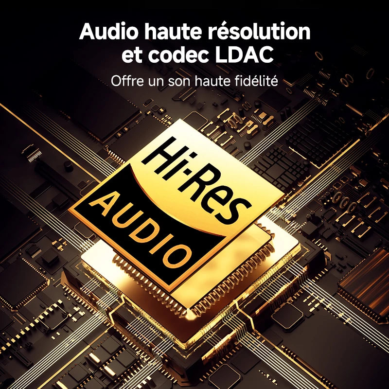 QCY H3 Pro ANC Wireless Headphone Hi-Res Spatial Audio Earphone with LDAC 50dB Noise Canceling Over Ear Headset Dual Connection
