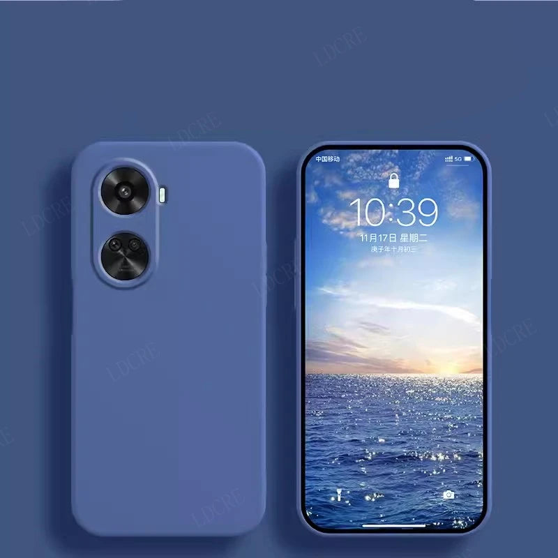 For Cover Huawei Nova 12 SE Case For Nova 12 SE Capas Shockproof Original Back Liquid Silicone TPU Soft Case Huawei Nova 12 SE