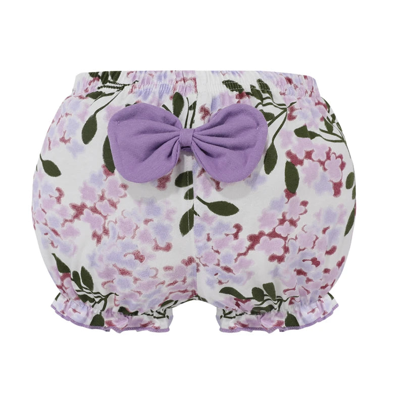 Clearance 100%Cotton Baby Underpants Kids Girl Infant Fashion Stripe Bow Panties For Children High-Quality Shorts Gifts