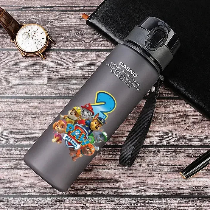 Cartoon Paw Patrol Chase Sports Water Bottle Outdoor Water Bottle Plastic Portable Water Cup Boys Girls Children 400ml or 560ml