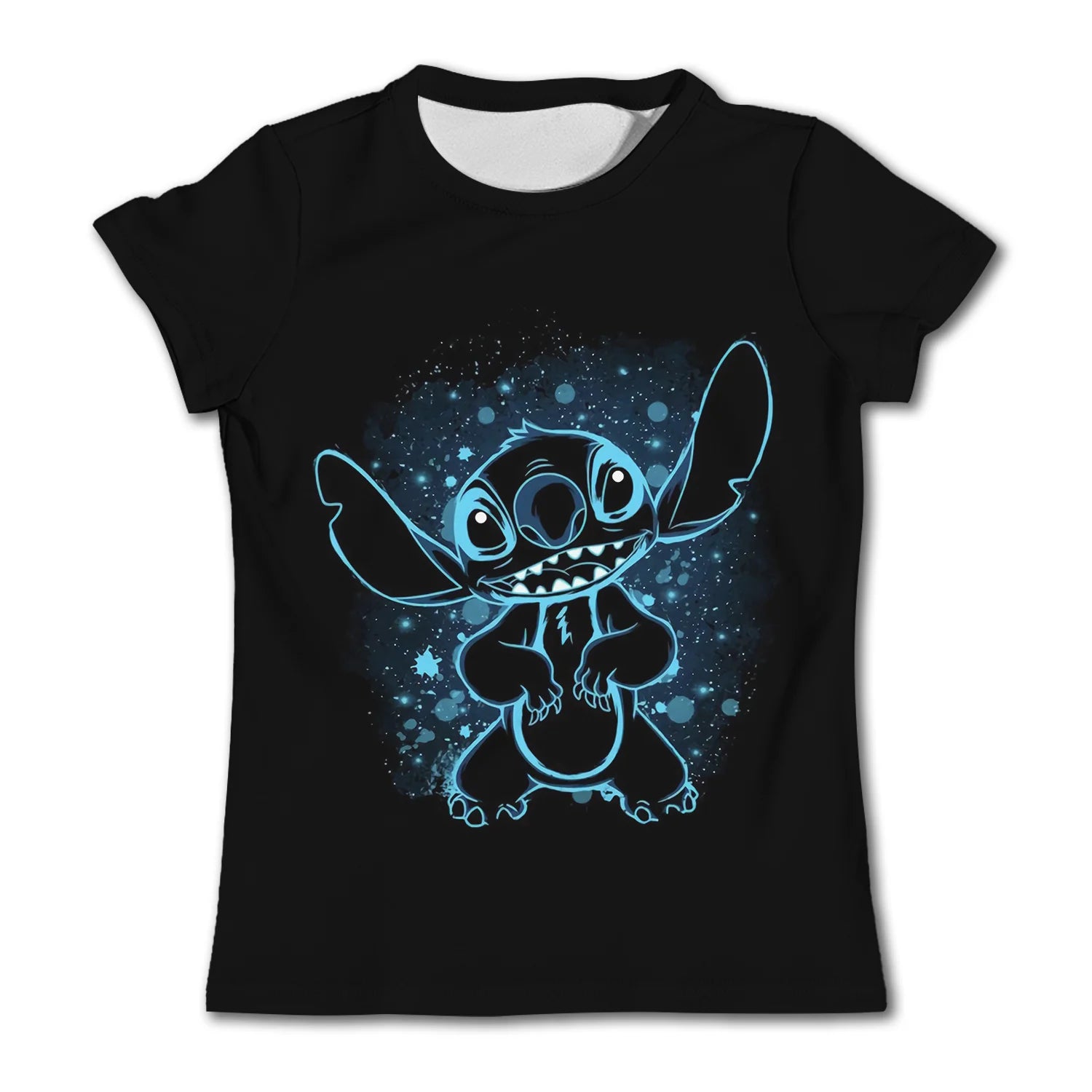Birthday T Shirts for Kids Cartoon Girls Stitch Clothes Boys Baby T-shirt Girl Soft Short Sleeve KID Sportswear Child Top Tees