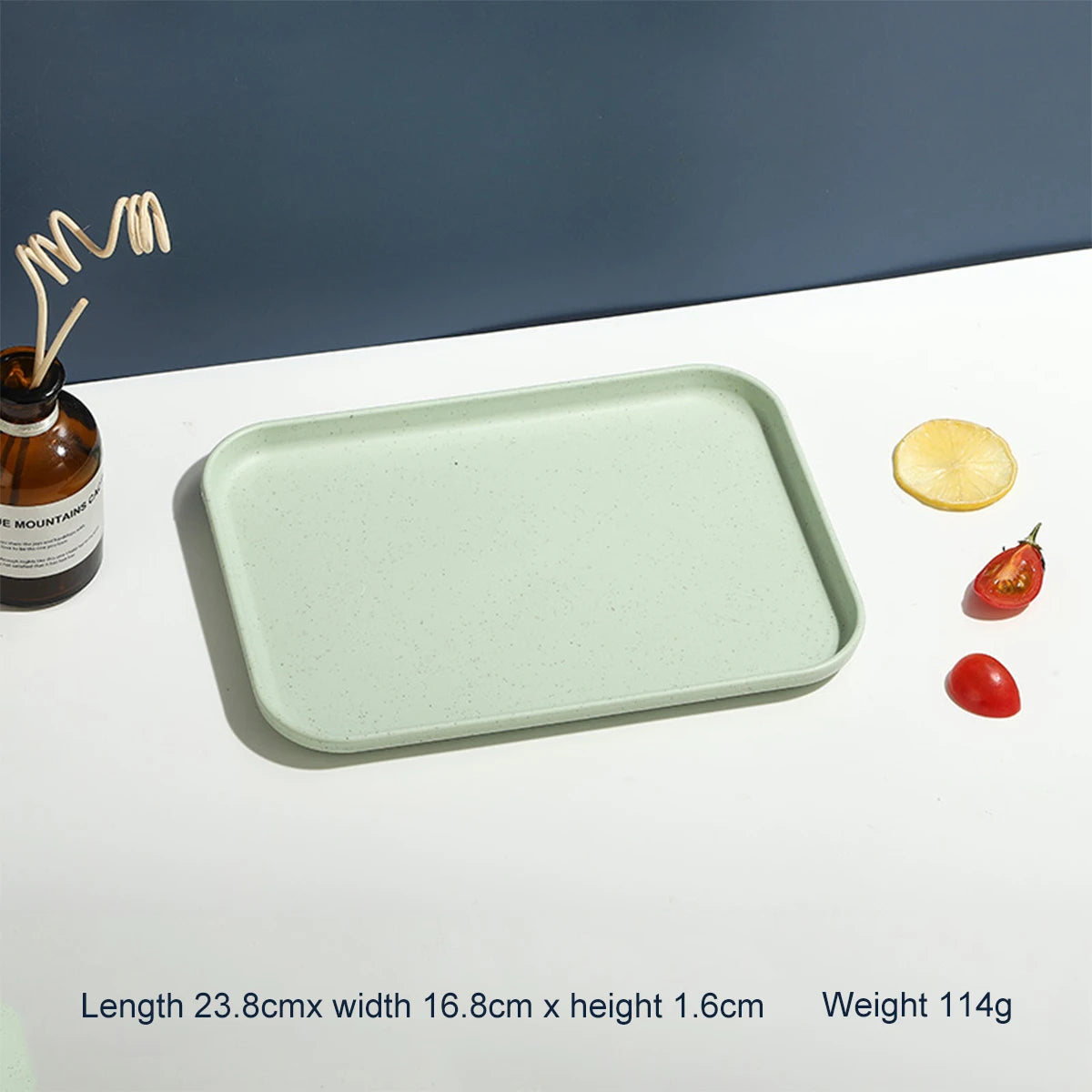 Rectangular Tray Plastic Restaurant Household Cup Tea Tray Catering Fast Food Barbecue Tray Kitchen Supplies