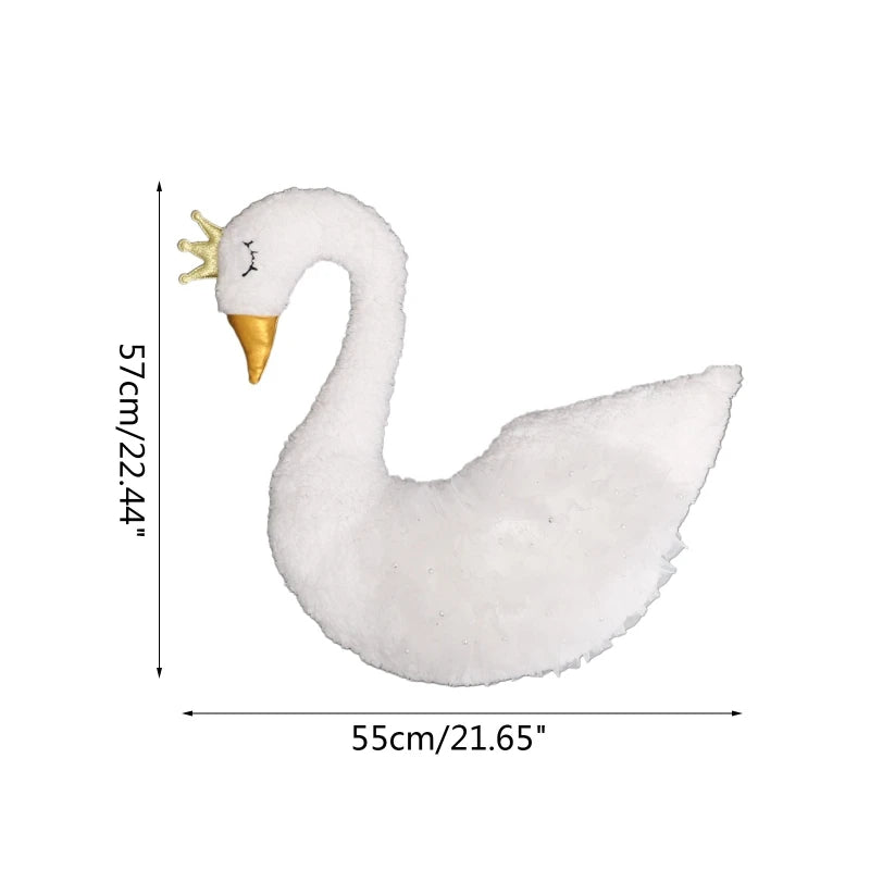 Newborn Baby Photoshoot Props Posing Pillows Swan Shape Cushion Pad for Infant Baby Photography Props Accessories Dropshipping