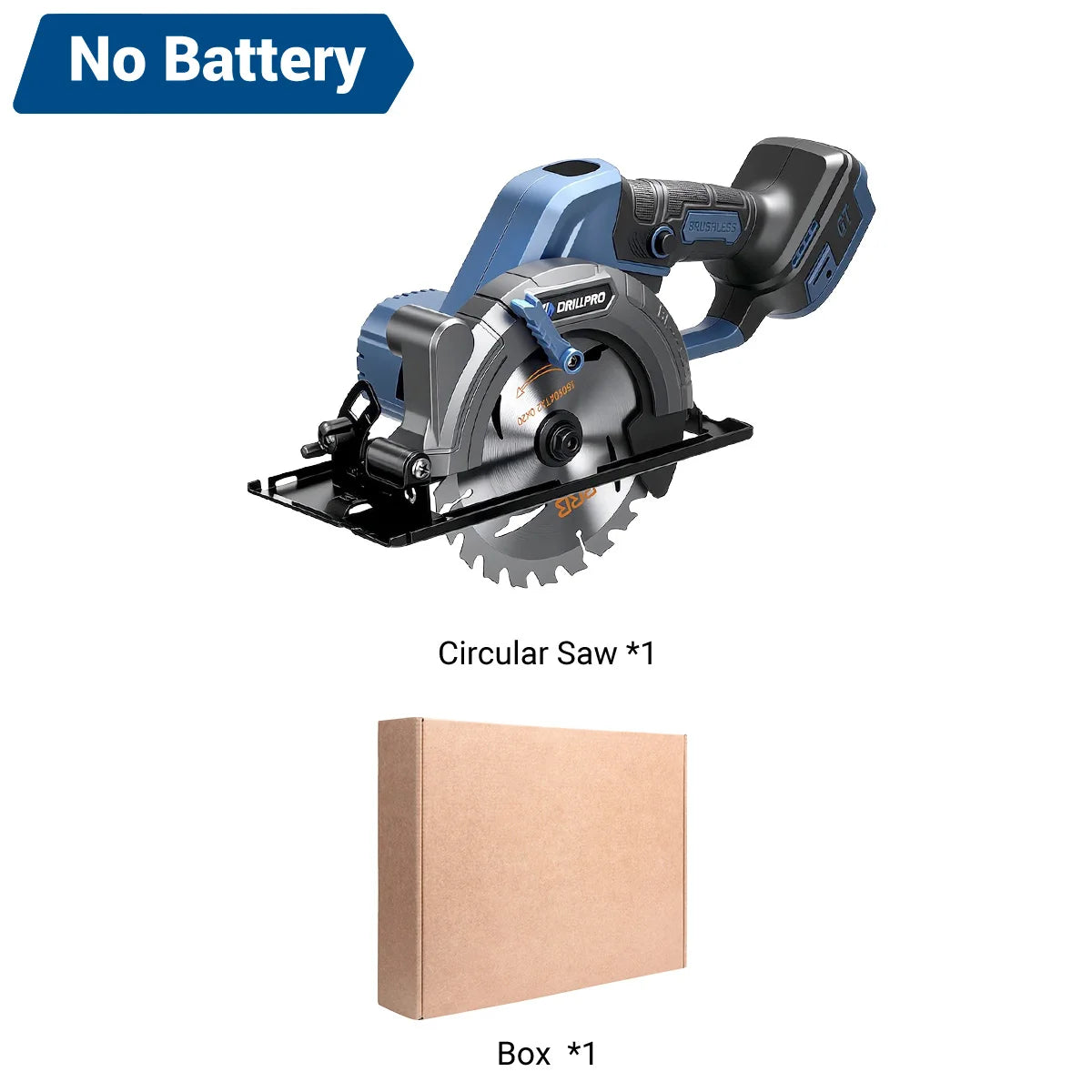 Handheld Brushless Circular Saw 150mm Multifunctional Cutting Tool Cordless Electric Saw Battery Digital Display for Makita 21V