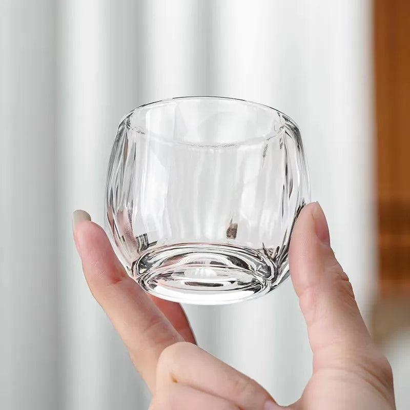 Crystal Glass Thickened Single Cup of High-grade Health Tea Cup 100ml