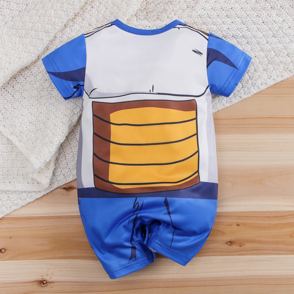 IURNXB Newborn Baby Romper Short Sleeve Cute Cartoon Anime Jumpsuit for Boys Infant Cosplay Costume Clothing Outfits 1-18M