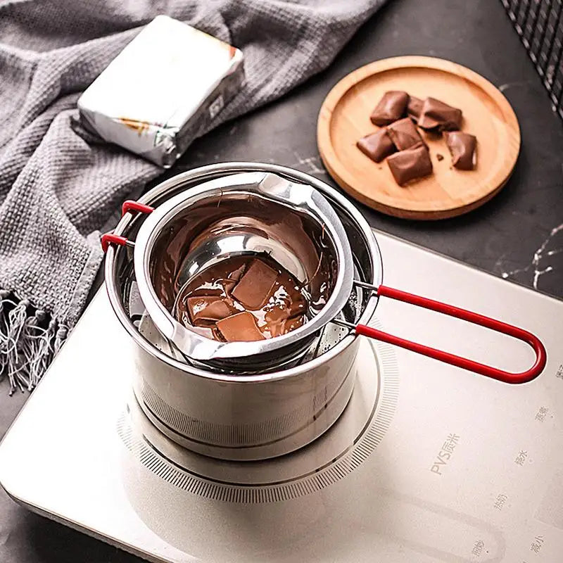 Bakeware Wax Candle Candy Melts Chocolate Double Boiler Metal Stainless Steel Chocolate Warmer Melting Bowl