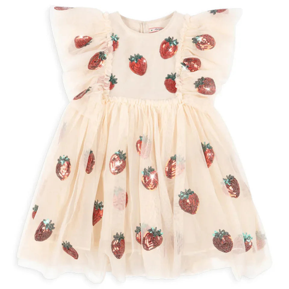 Konges Slojd Summer Baby Girls Princess Dress Kids Clothes Girl Mesh Sequins Dresses Children's Clothing Skirts Party Vestidos