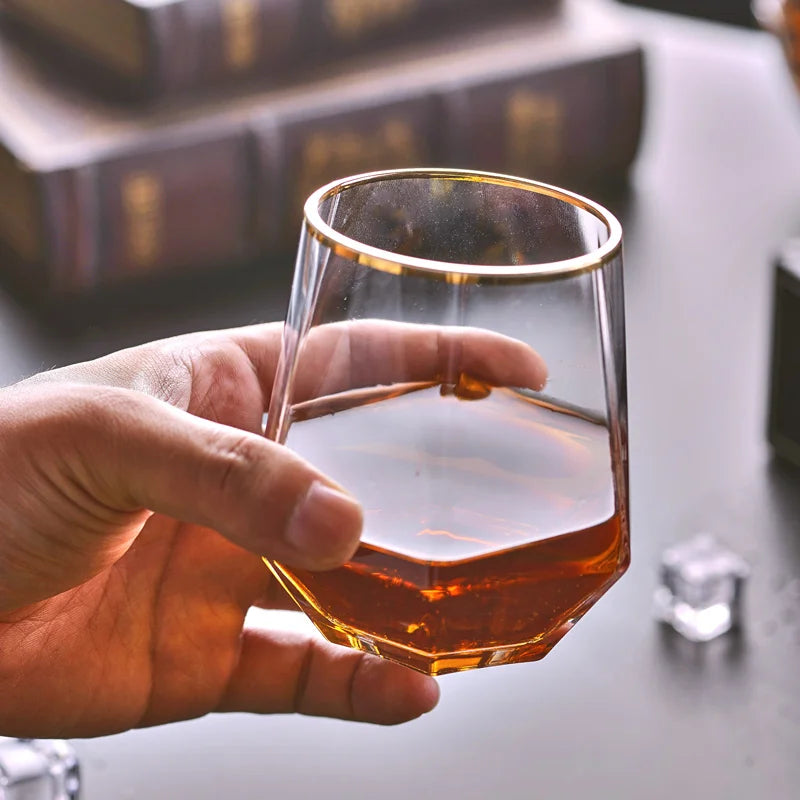 360ml Wedding Wine Glasses Drinkware Transparent Cocktail Glass Party Bar Club Drinking Tools Tea Coffee Mug