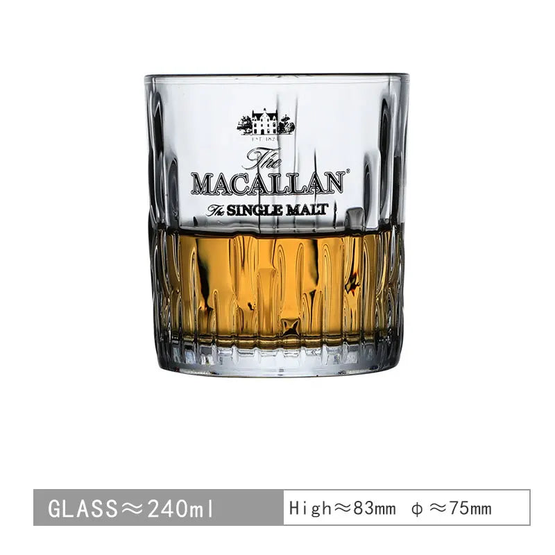The Macallan Single Malt Whiskey glass whiskey glass cup Tumblers with gift box