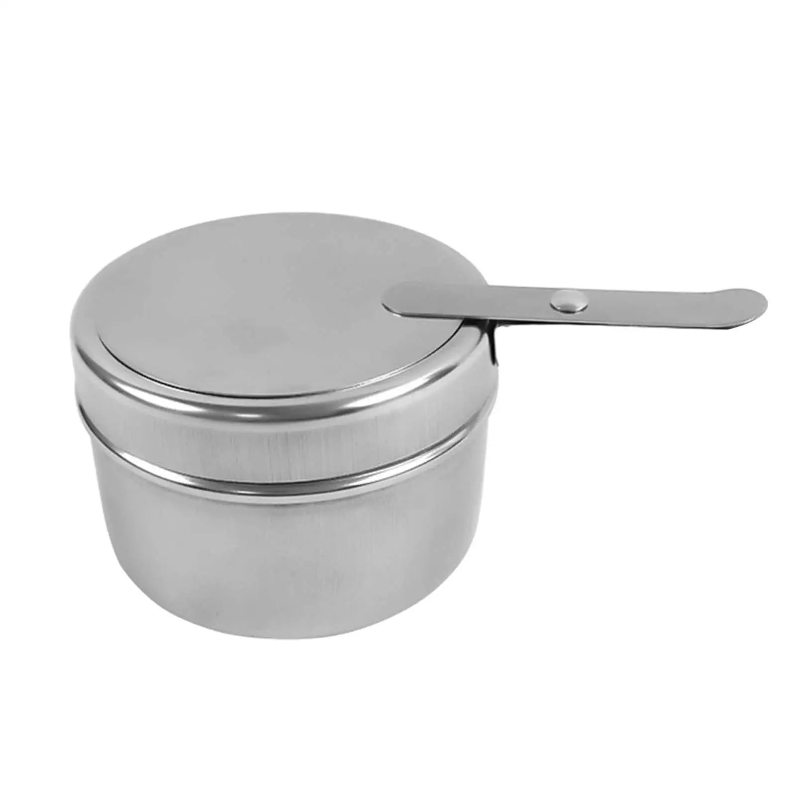 Stainless Steel Fuel Holder Catering Warmer Set with Lid Portable Chafing Fuel Holders for Dormitory Hotel Household Outdoor