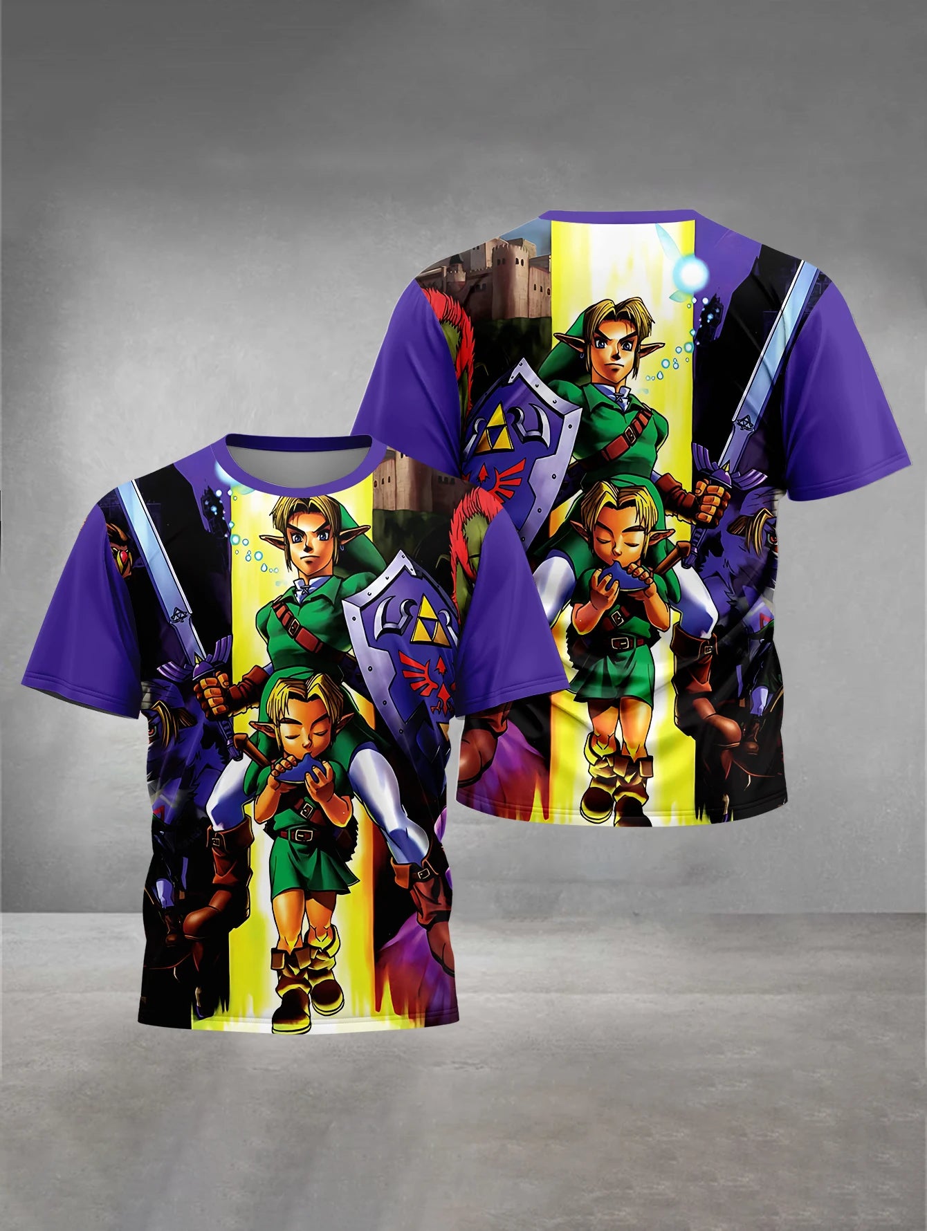 Hot Games Zeldas of Legends 3D Print Baby Clothing 5 to 14 Year Male Outdoor Clothe for Children Boy Girl Child TShirt Top Shirt