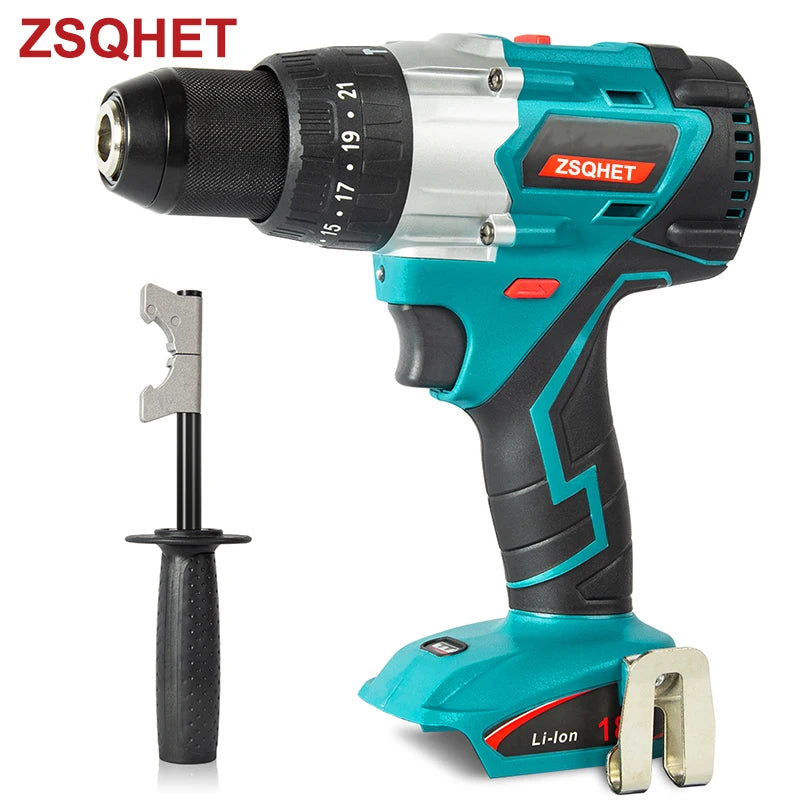 Abeden BLSG21B 18V 1800rpm Cordless Woodworking Drill Lithium-ion Battery for 2 Speed ​​Hand Driver Wrench Power Tool