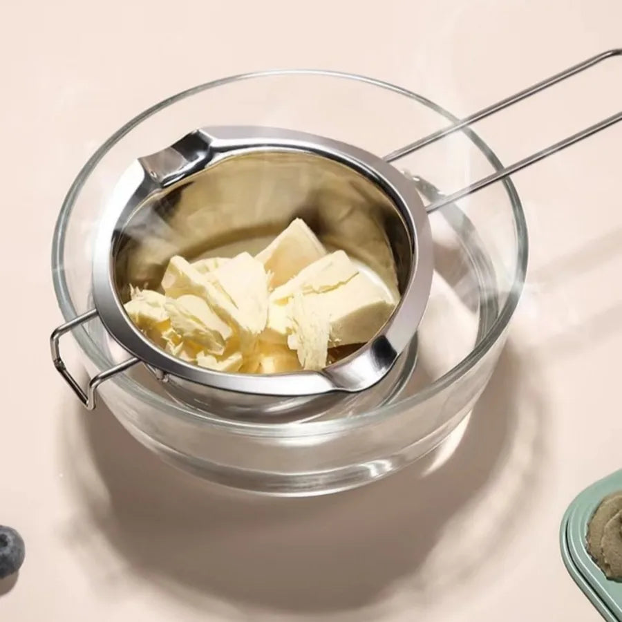 Wholesale Bakeware Wax Candle Candy Melts Chocolate Double Boiler Metal Stainless Steel Chocolate Warmer Melting Bowl