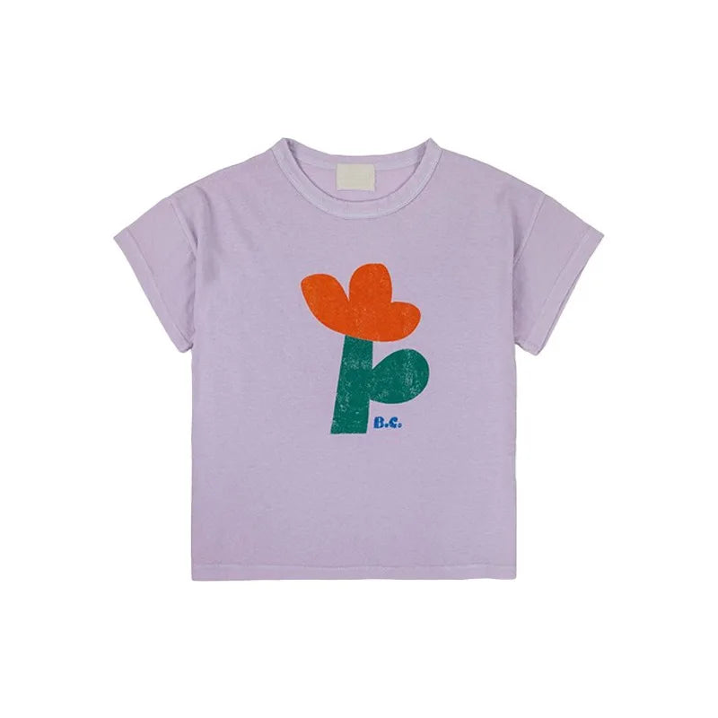 2025 Kid Clothes New Spring Sumemer Korean Baby Boys Girls Cotton Cartoon Short Sleeve T Shirts Children's Outerwear Clothings