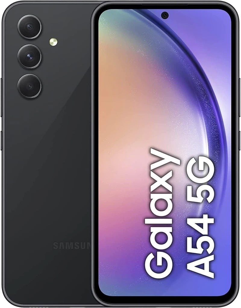 Refurbished Samsung Galaxy A54 5G Original 6.4" AMOLED 6/8GB RAM 128/256GB Octa Core Exynos NFC Unlocked Cell Phone Excellent Co
