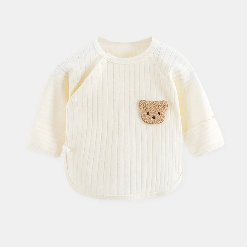 Newborn Boneless Half Back Clothes 100% Cotton Boys Girls Summer and Autumn Baby Jacket Infant Top Clothing
