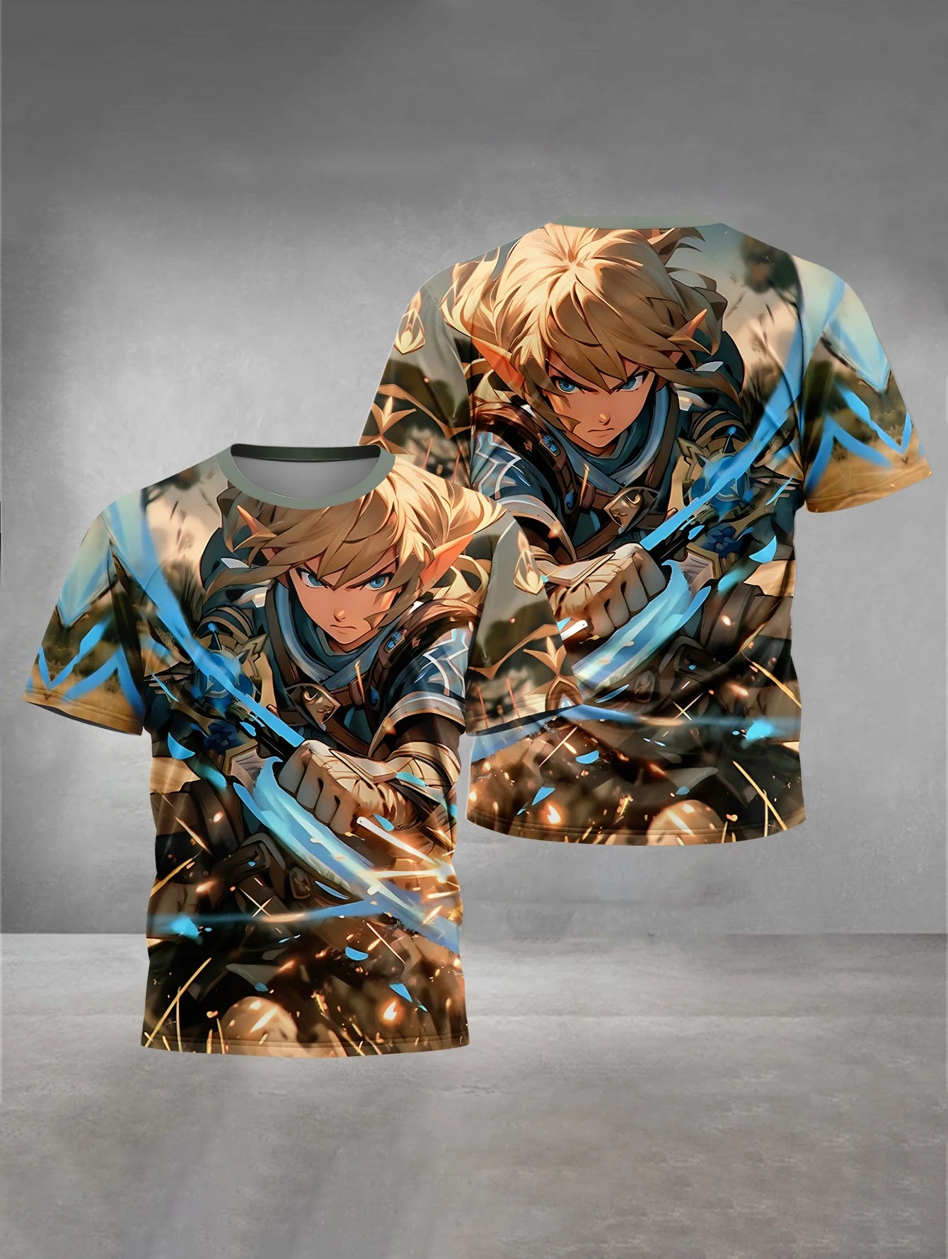 Hot Games Zeldas of Legends 3D Print Baby Clothing 5 to 14 Year Male Outdoor Clothe for Children Boy Girl Child TShirt Top Shirt