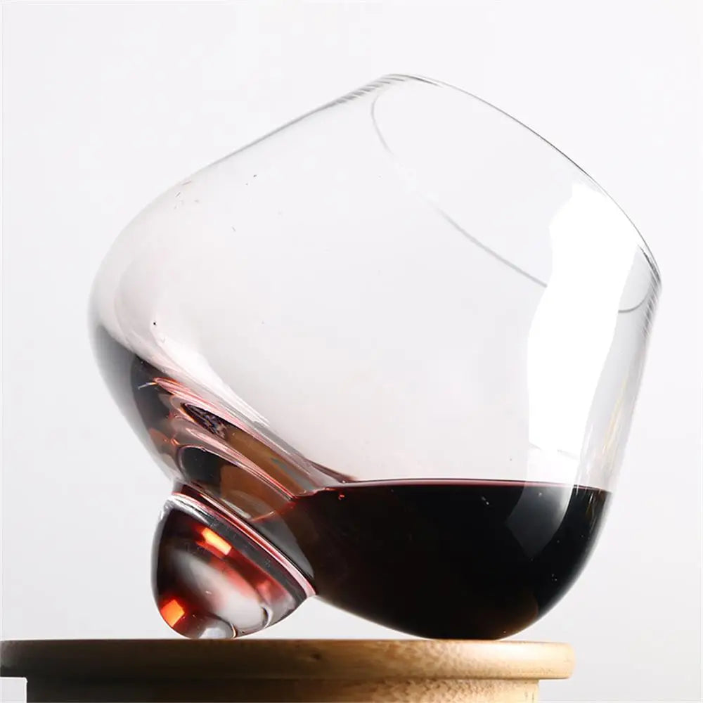 250ml/400ml Rolling Decanter Whiskey Glass Vintage Brandy Cocktail Beer Tumbler Glass Bar Drinkware Glass Coffe Wine Mug Cup