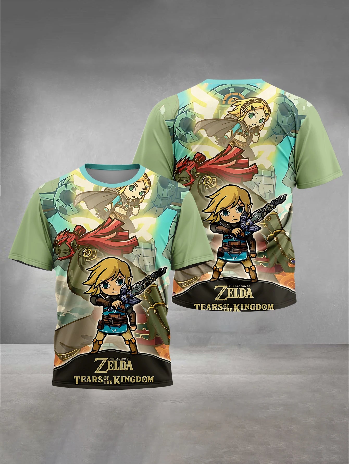 Hot Games Zeldas of Legends 3D Print Baby Clothing 5 to 14 Year Male Outdoor Clothe for Children Boy Girl Child TShirt Top Shirt