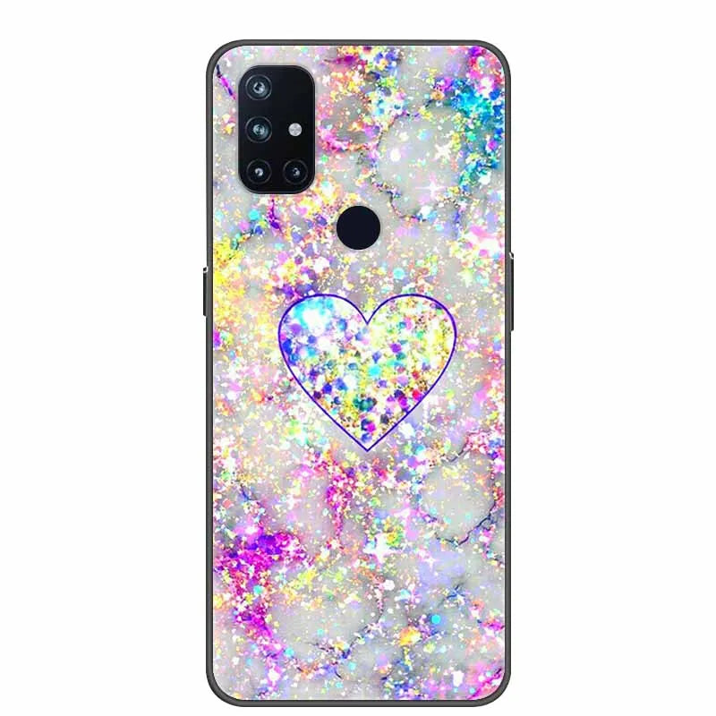 For OnePlus Nord N10 5G Cases N100 N200 Marble Soft Silicone Back Cover for OnePlus Nord N10 N 10 Phone Case Shockproof Coque