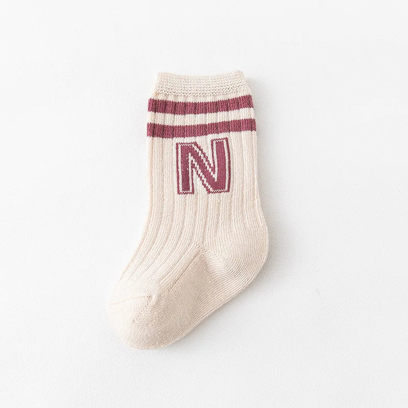 Newborn Baby Girls Socks Children's Non Slip Boys Socks Cute Mather Kids White Soft Cotton Solid Color Socks Baby Stuff Clothes