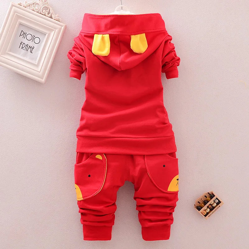 New Spring Autumn Baby Girl Clothes Suit Boys Outfits Children Fashion Hoodies Pants 2Pcs/Sets Toddler Costume Kids Tracksuits