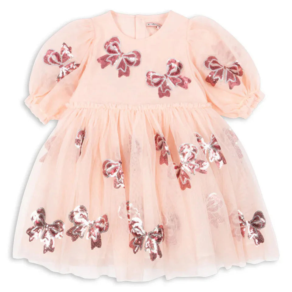 Konges Slojd Summer Baby Girls Princess Dress Kids Clothes Girl Mesh Sequins Dresses Children's Clothing Skirts Party Vestidos