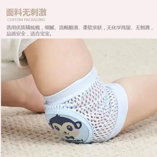 Baby Knee Pads Safety Mesh Kneepad Protector Leg Warmer cushion Legging Infants Children Kids Girl Boy Crawling Elbow Toddlers