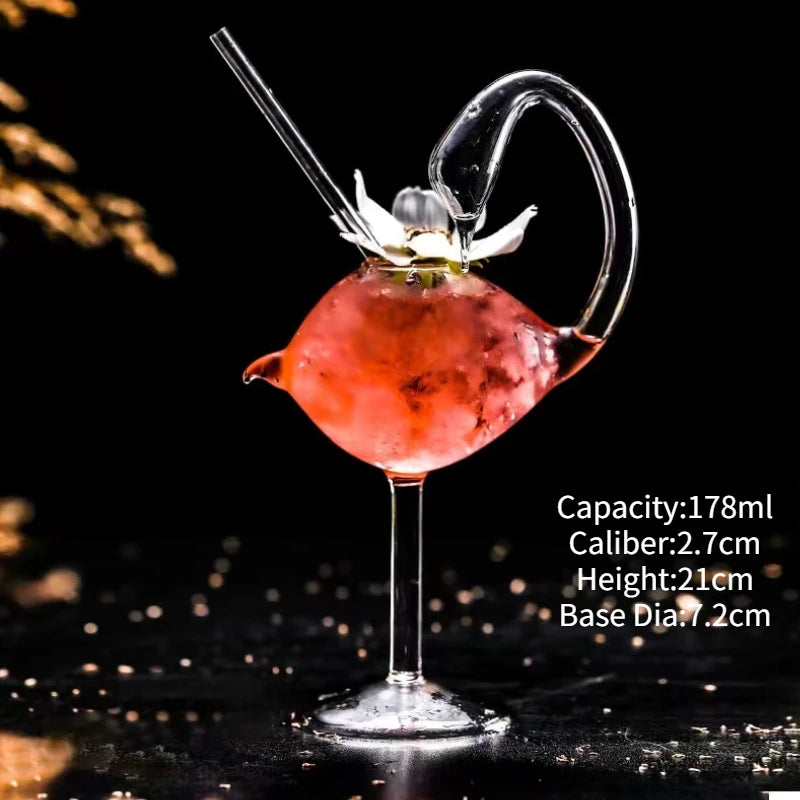 Creative Cocktail Glass Cup Beer Juice Whiskey Glass Cup Martini Wine Cup For Drinking Bar Party Wedding Christsmas Gift Tool