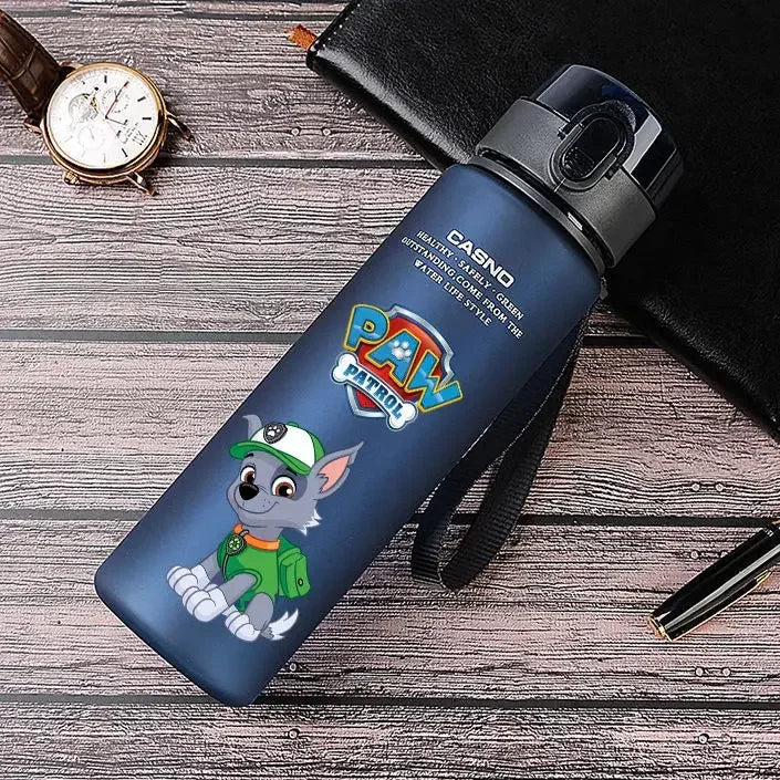 Cartoon Paw Patrol Chase Sports Water Bottle Outdoor Water Bottle Plastic Portable Water Cup Boys Girls Children 400ml or 560ml