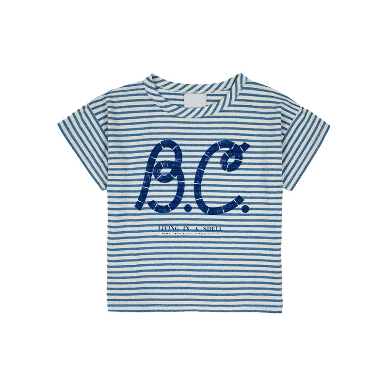 2025 Kid Clothes New Spring Sumemer Korean Baby Boys Girls Cotton Cartoon Short Sleeve T Shirts Children's Outerwear Clothings