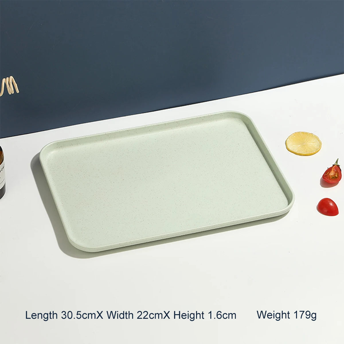 Rectangular Tray Plastic Restaurant Household Cup Tea Tray Catering Fast Food Barbecue Tray Kitchen Supplies
