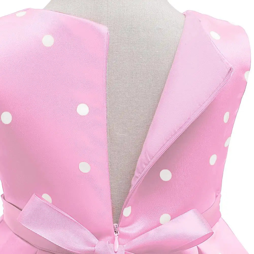 Girl Dresses Baby Girl Clothes Tutu Princess Dress+Minnie Mouse Ear Headband Cosplay Halloween Birthday Party Fancy Costume
