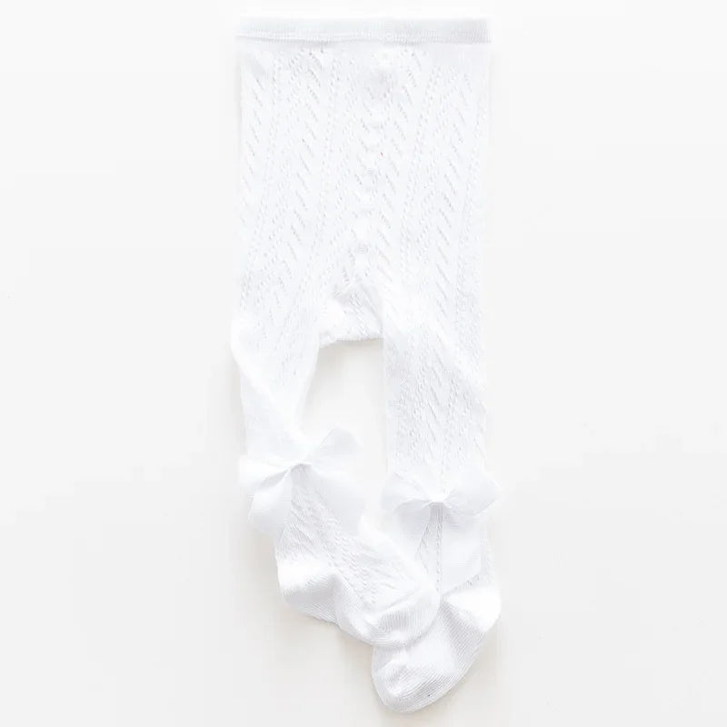 Spanish Style Baby Tights Hollowed Out Stocking for Kids Summer Mesh Girls Pantyhosemosquito Proof Air Conditioning Panty